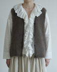 Silk mohair vest / Pre-order