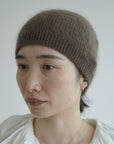 Silk mohair knit cap / Pre-order