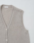 Silk mohair vest / Pre-order