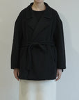 Fleece trench jacket / Pre-order