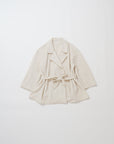 Fleece trench jacket / Pre-order