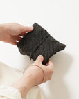 Irakusa knit cloth Black