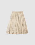 Silk super gather skirt
