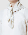 Silk bicolor scarf