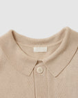 Cotton knit cardigan