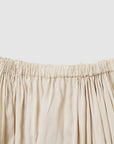 Silk super gather skirt