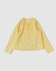 Gingham reversible simple jacket / Pre-order