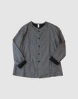 Gingham reversible simple jacket / Pre-order