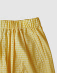 Gingham wide pants / Pre-order