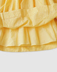 Gingham super gather skirt / Pre-order