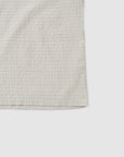 Gingham simple wide blouse / Pre-order