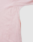 Gingham boat neck onepiece / Pre-order