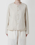 Gingham reversible simple jacket / Pre-order