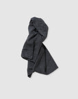 Silk shaggy check shawl
