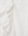 White frilled shirt / Pre-order