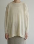 Silk mohair long knit / Pre-order