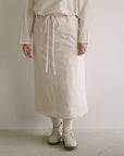 Check apron skirt / Pre-order