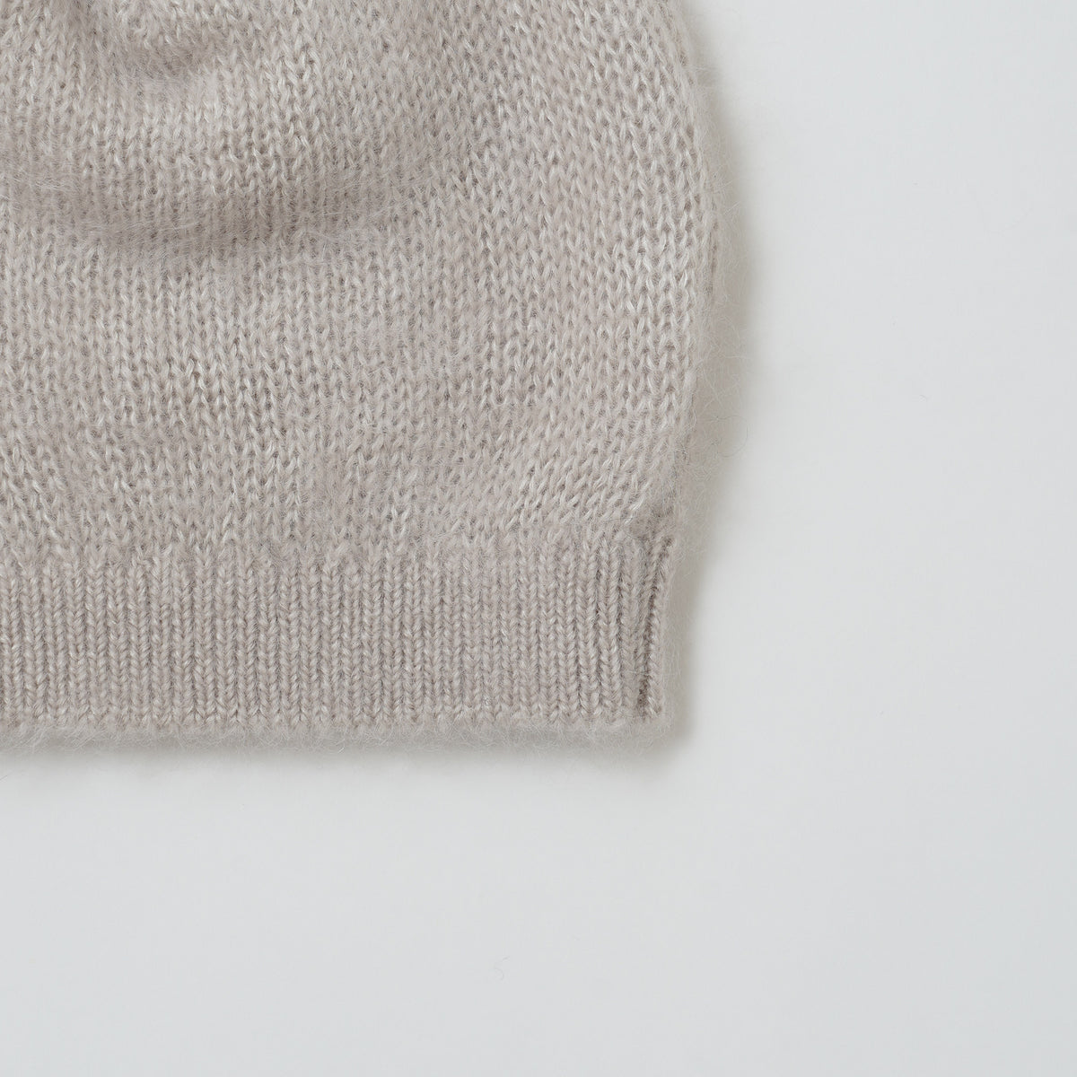 Silk mohair knit cap / Pre-order