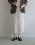 Check apron skirt / Pre-order
