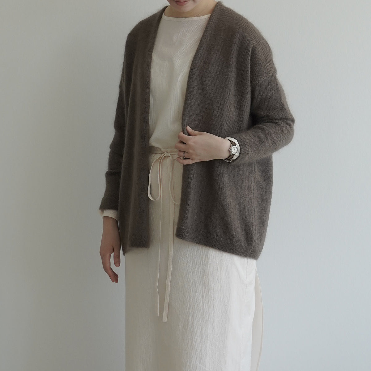 Silk mohair cardigan / Pre-order