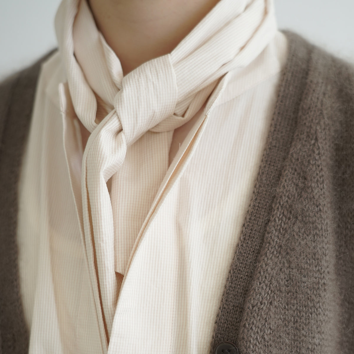 Check tie scarf / Pre-order