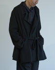 Fleece trench jacket / Pre-order