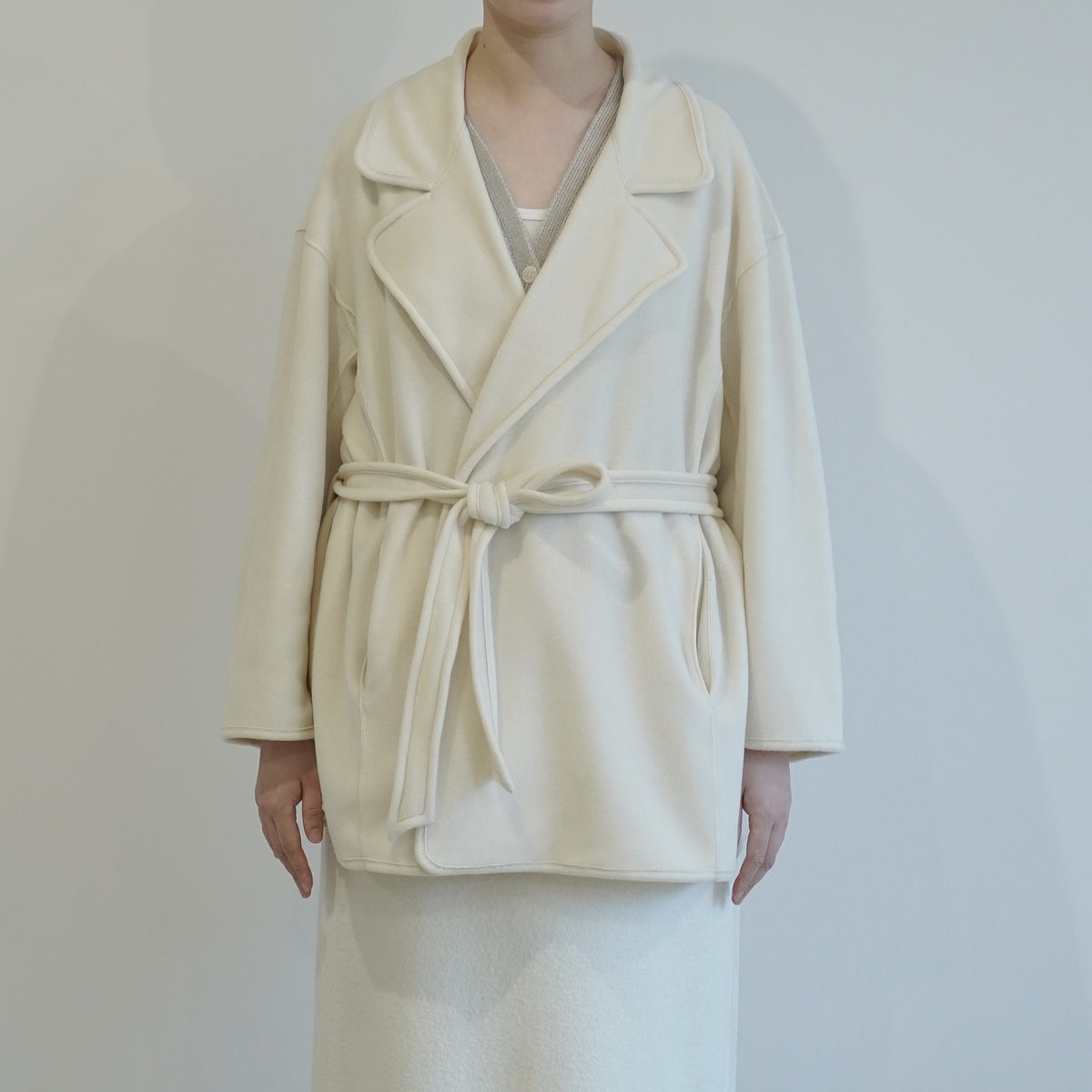 Fleece trench jacket / Pre-order