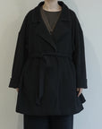 Fleece trench jacket / Pre-order