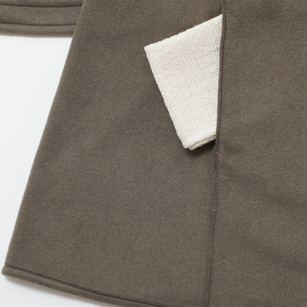 Fleece trench jacket / Pre-order
