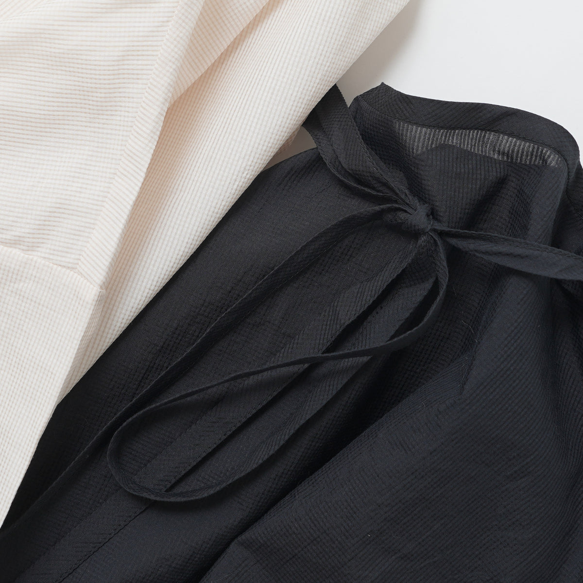 Check apron skirt / Pre-order