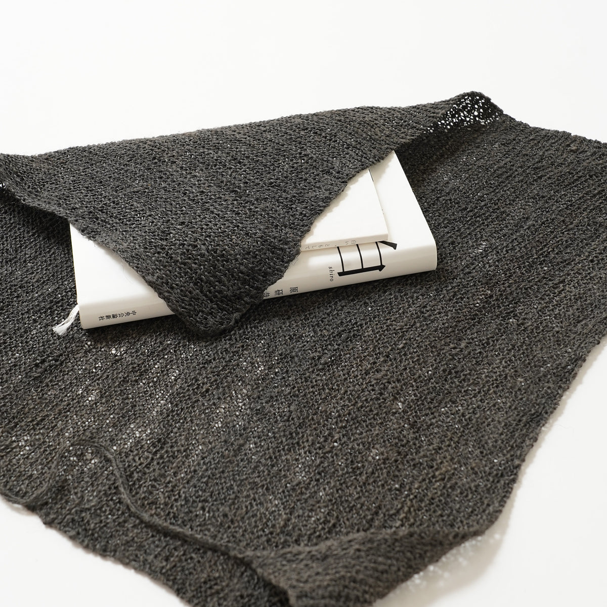 Irakusa knit cloth Black
