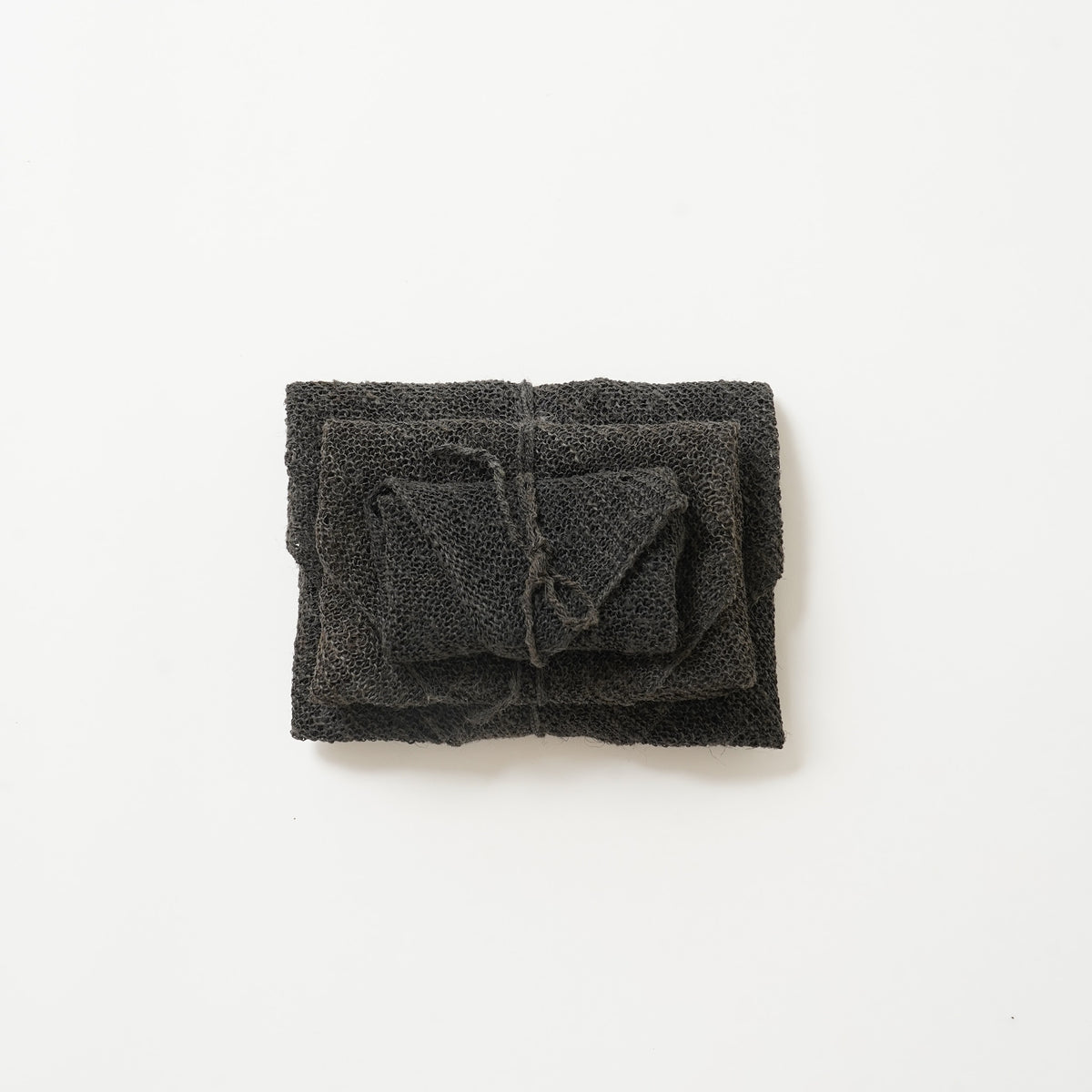 Irakusa knit cloth Black
