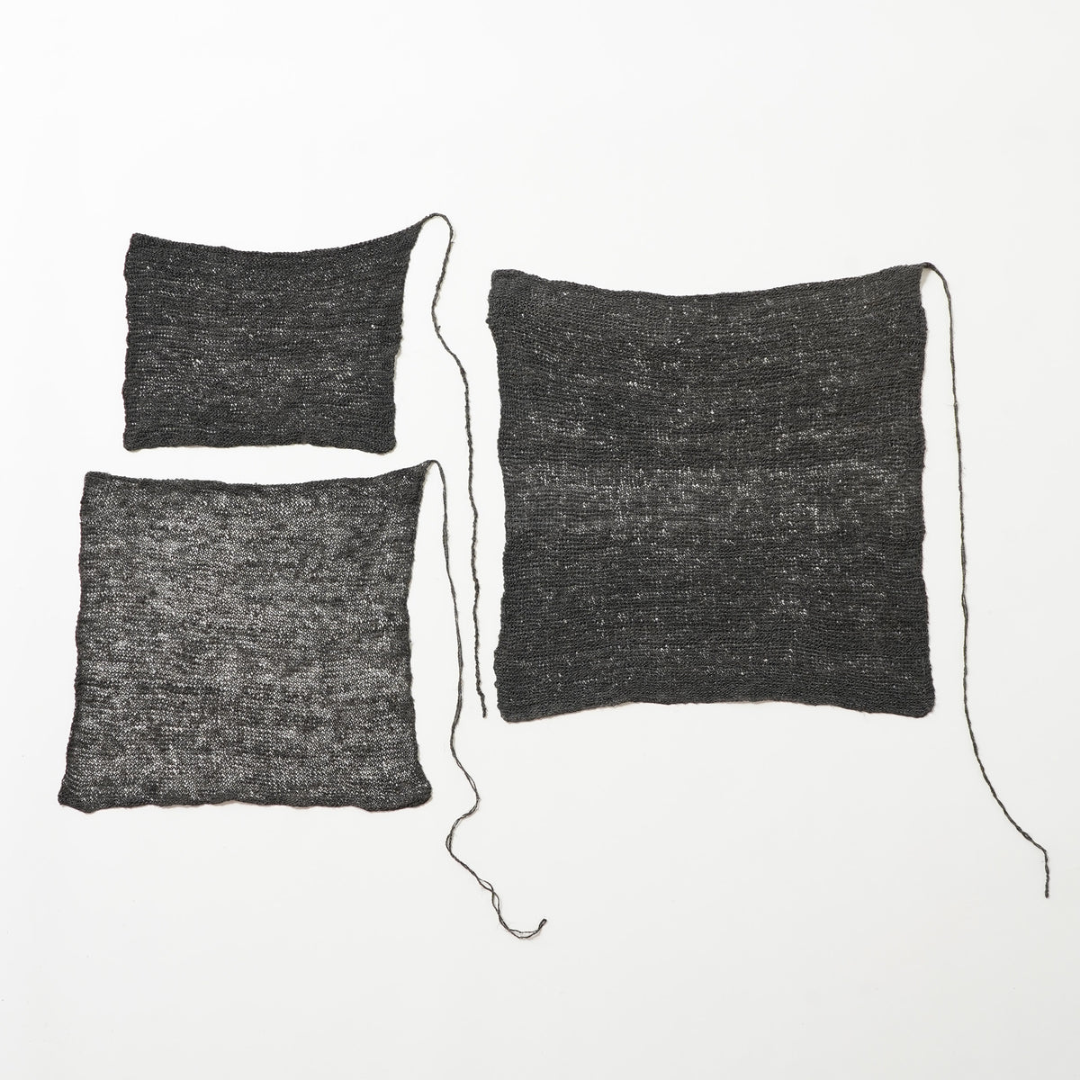 Irakusa knit cloth Black