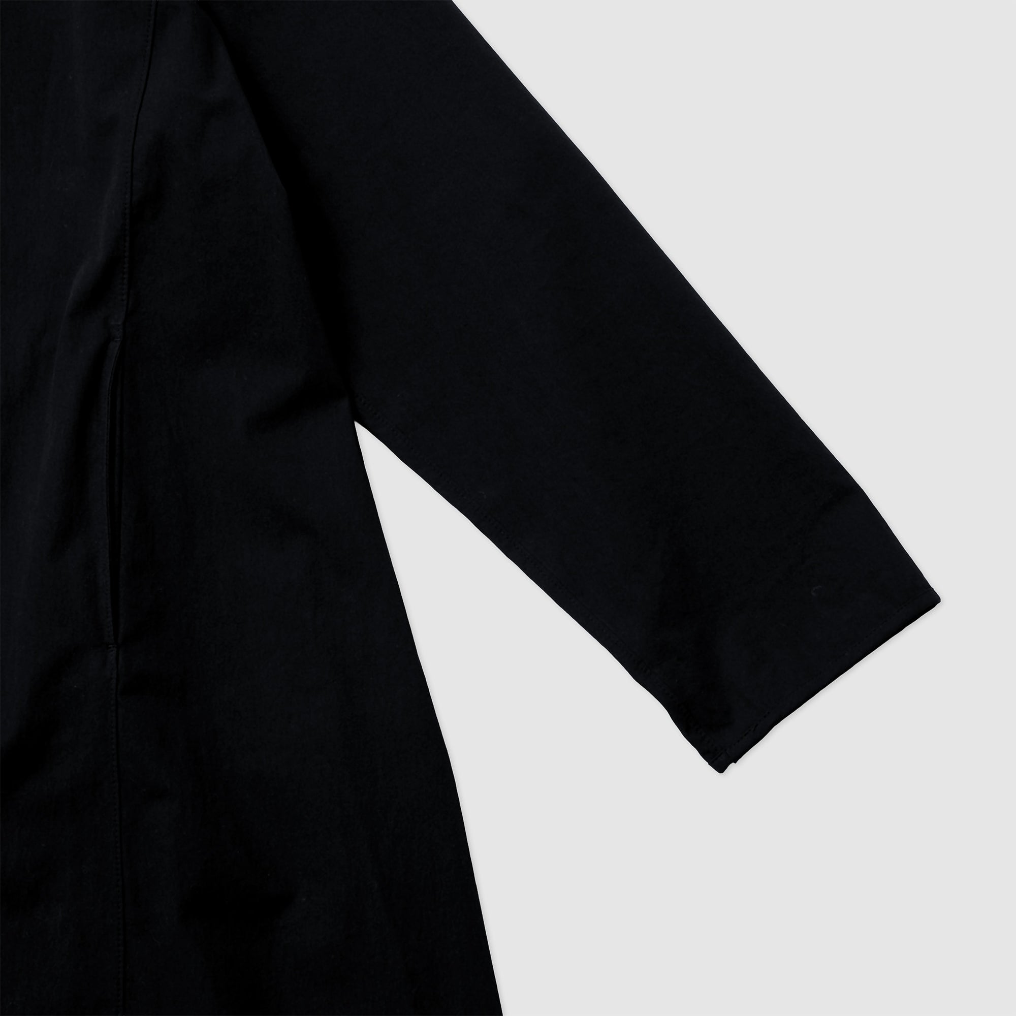 Cotton long simple coat / Pre-order