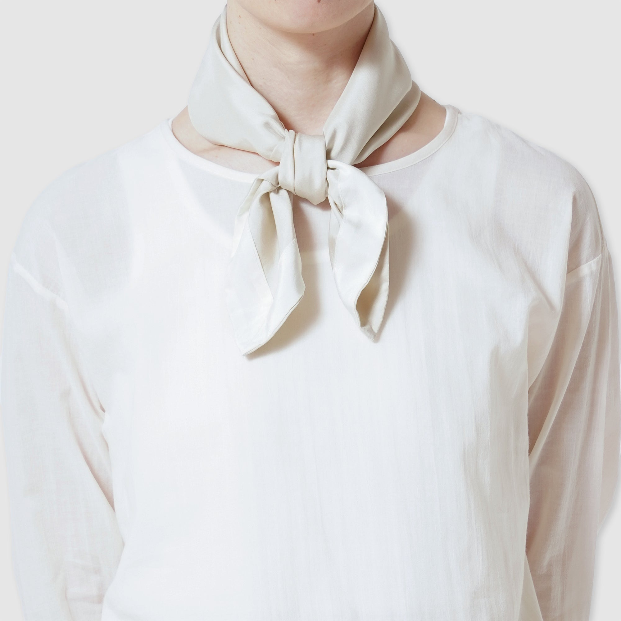 Silk bicolor scarf