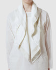 Silk bicolor scarf