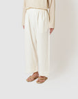 Cotton wide pants