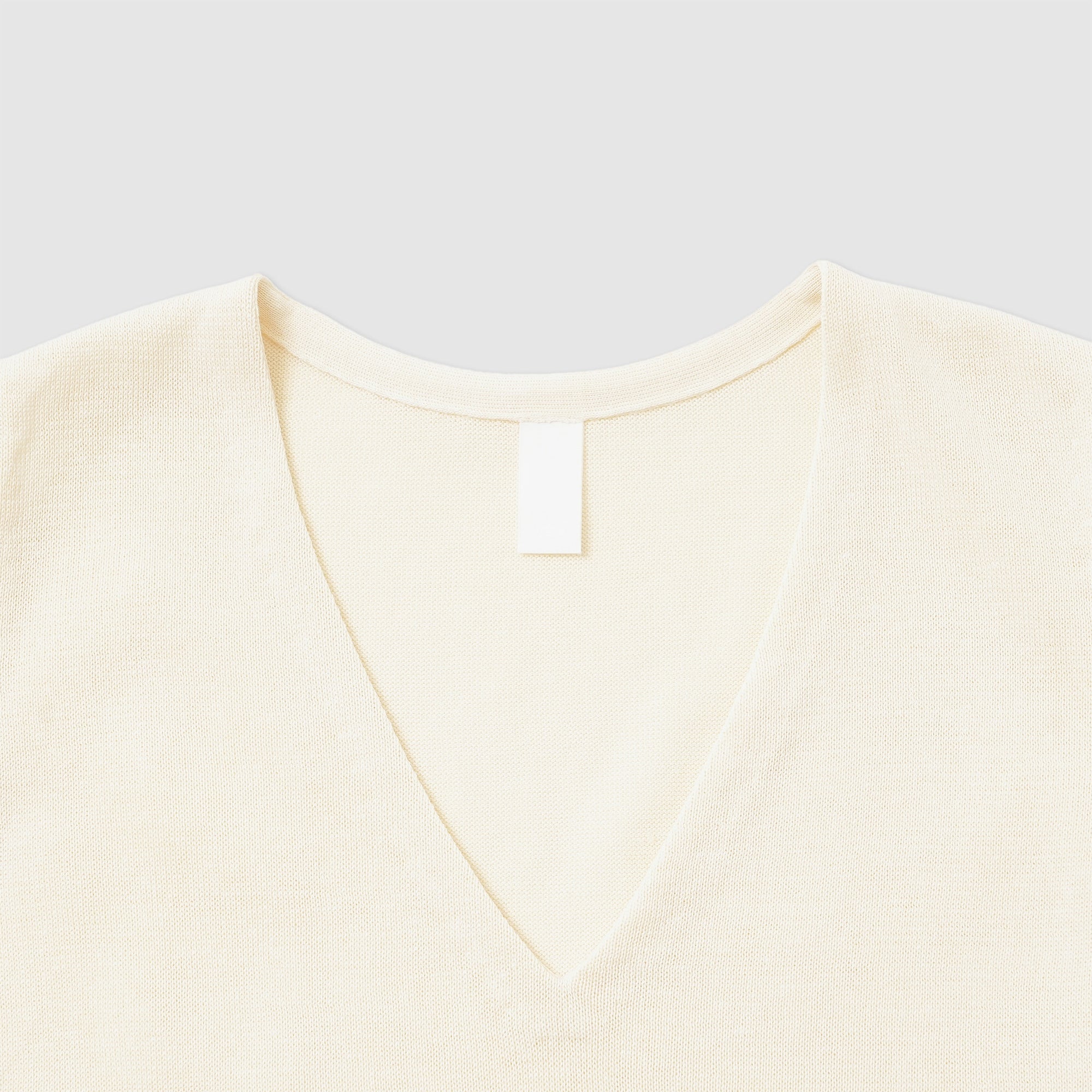 Cotton v-neck sleeveless one piece