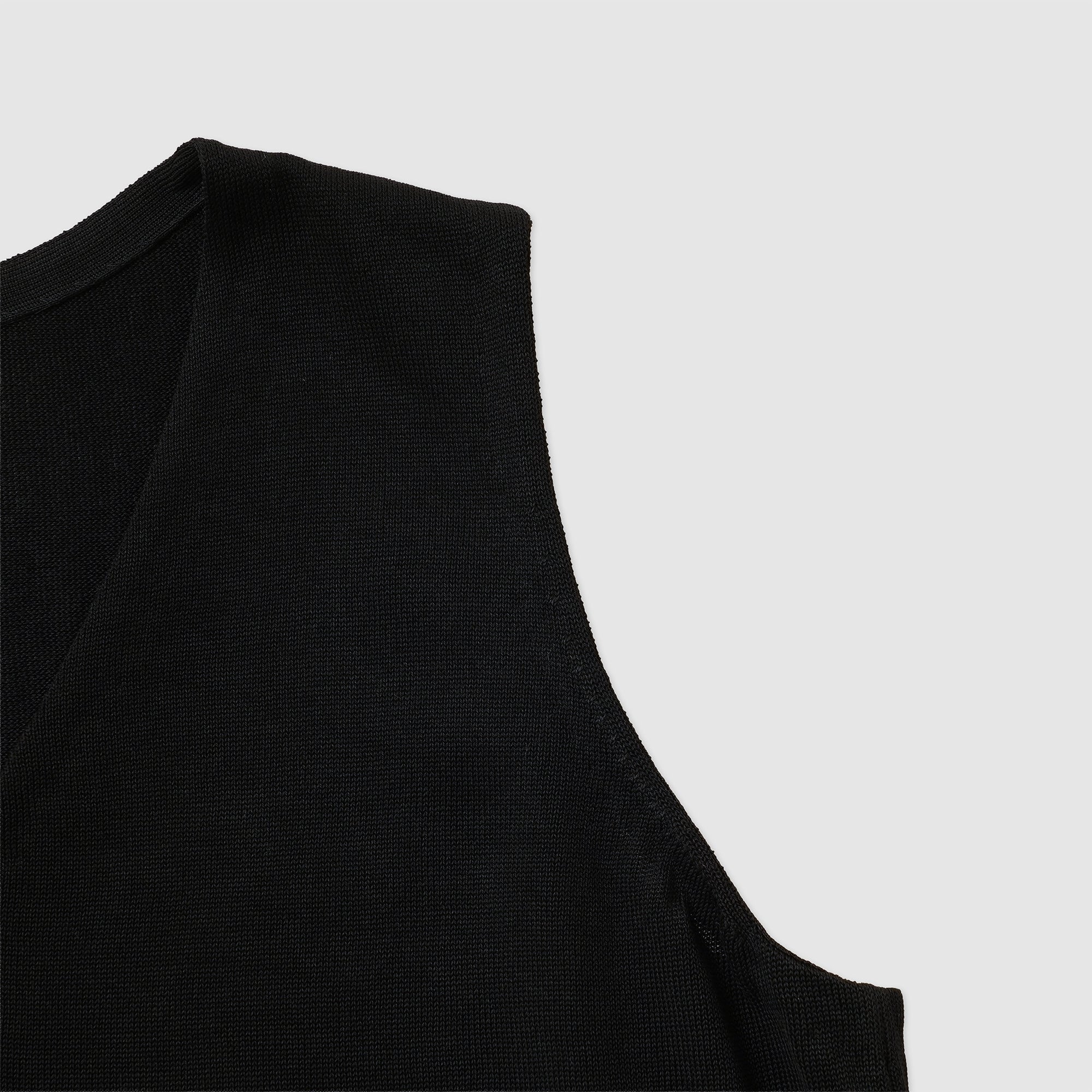 Cotton v-neck sleeveless one piece