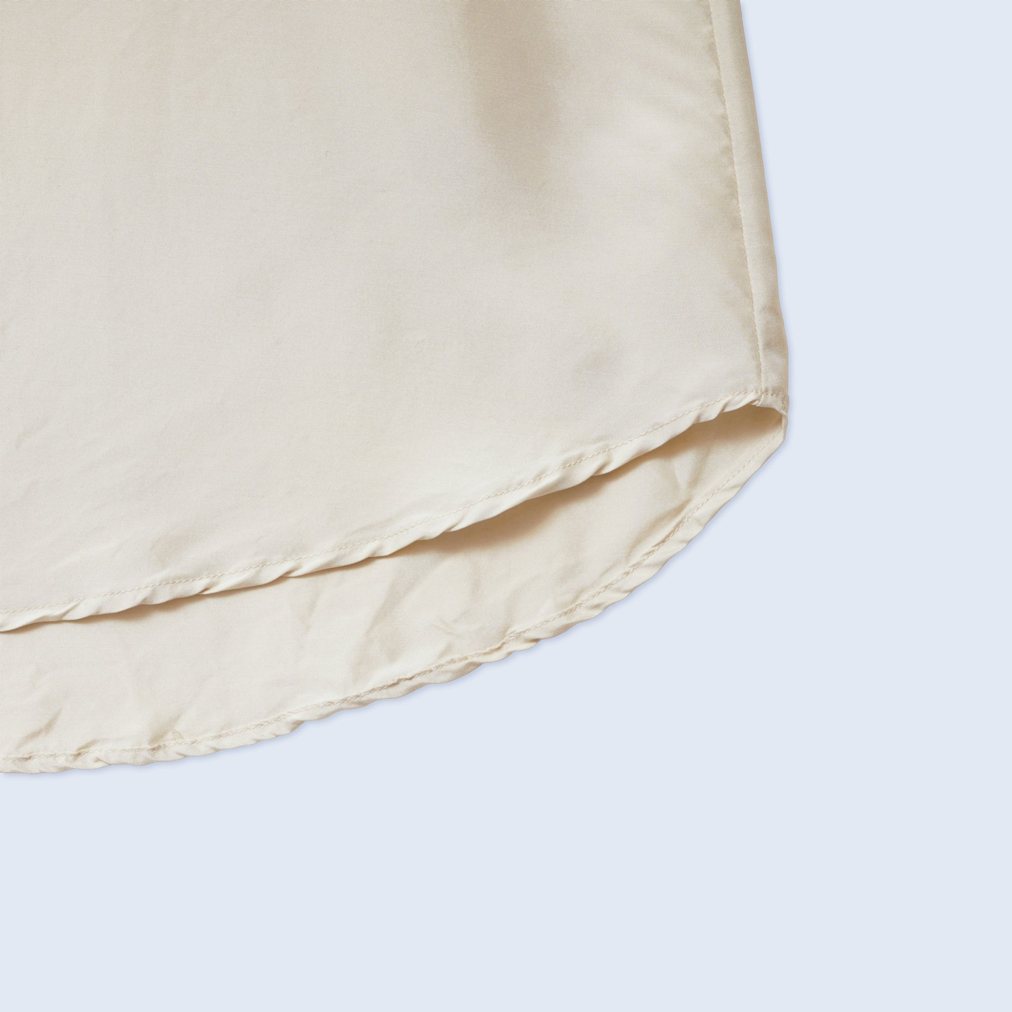 Silk band collar shirt
