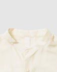 Silk band collar shirt