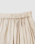 Silk super gather skirt