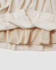 Silk super gather skirt