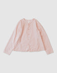 Gingham reversible simple jacket / Pre-order