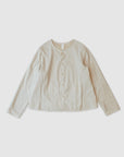 Gingham reversible simple jacket / Pre-order