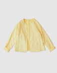 Gingham reversible simple jacket / Pre-order