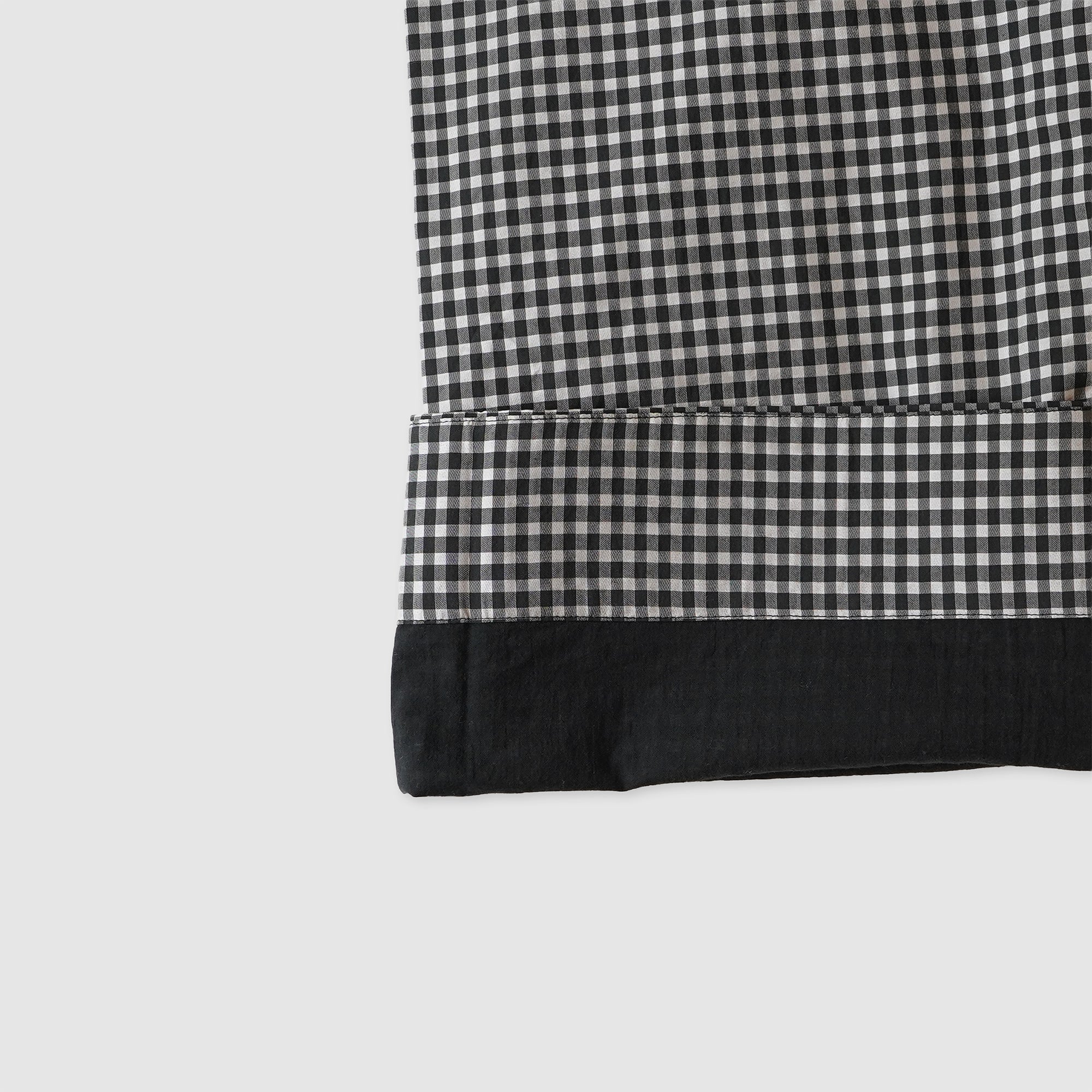 Gingham wide pants / Pre-order