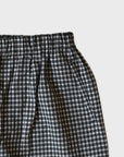 Gingham wide pants / Pre-order