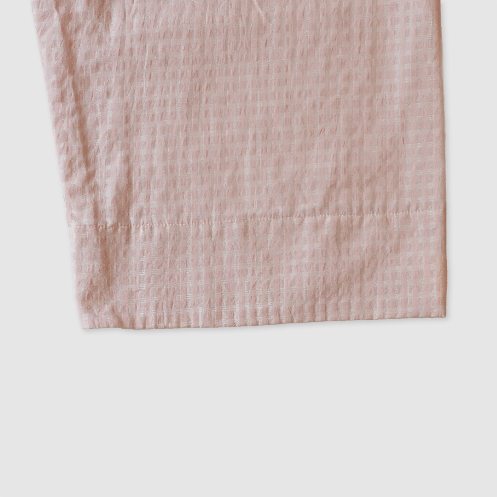 Gingham wide pants / Pre-order