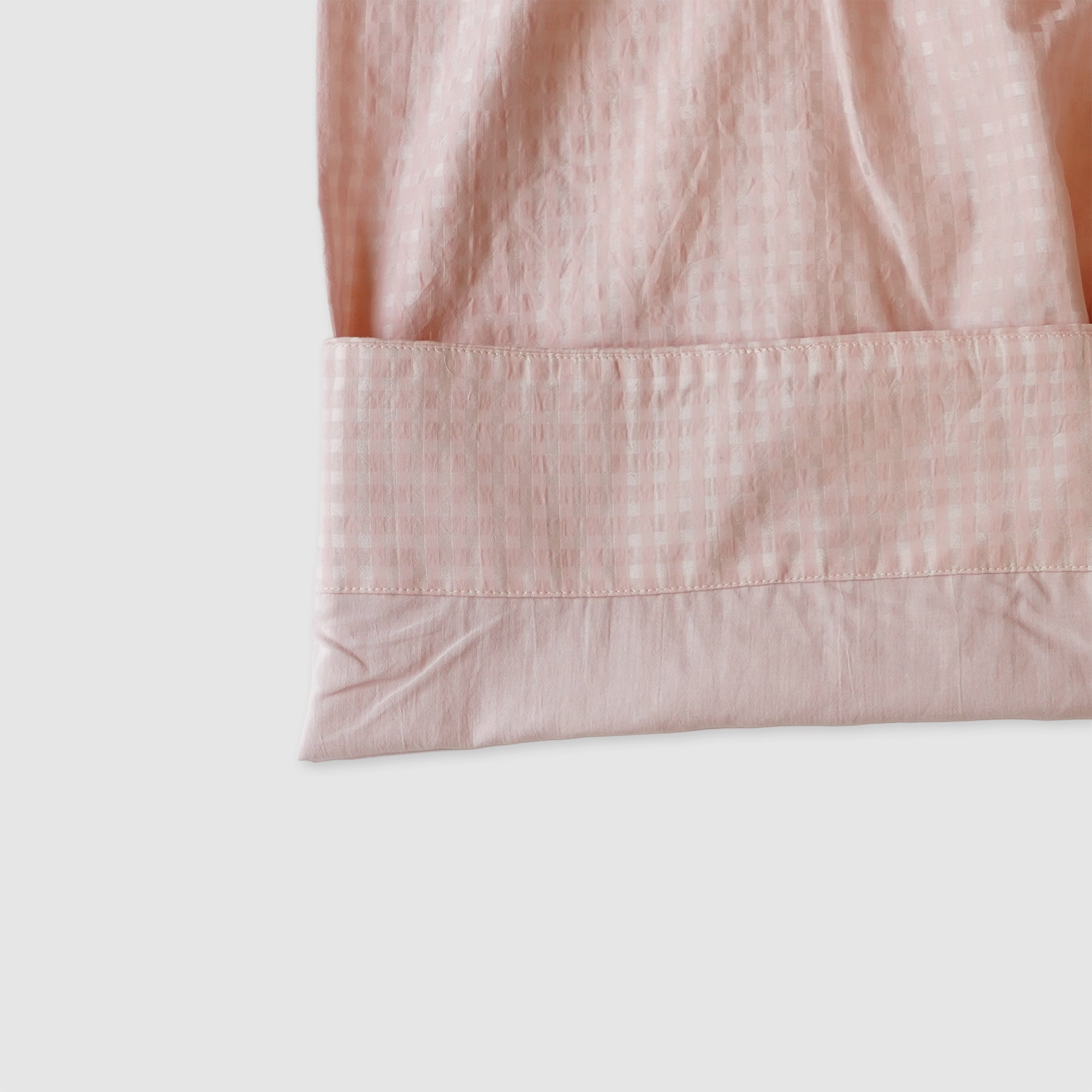 Gingham wide pants / Pre-order